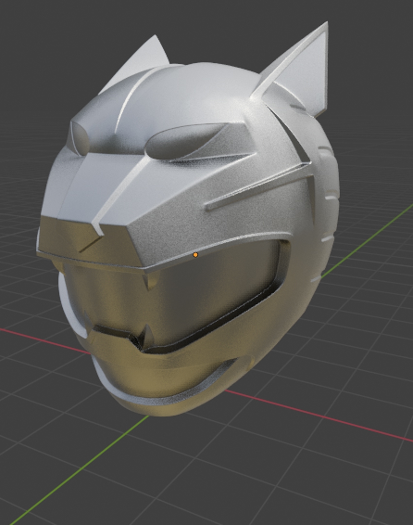 Image CASCO HELMET GAO SILVER/LUNAR WOLF - GAORANGER - WILD FORCE