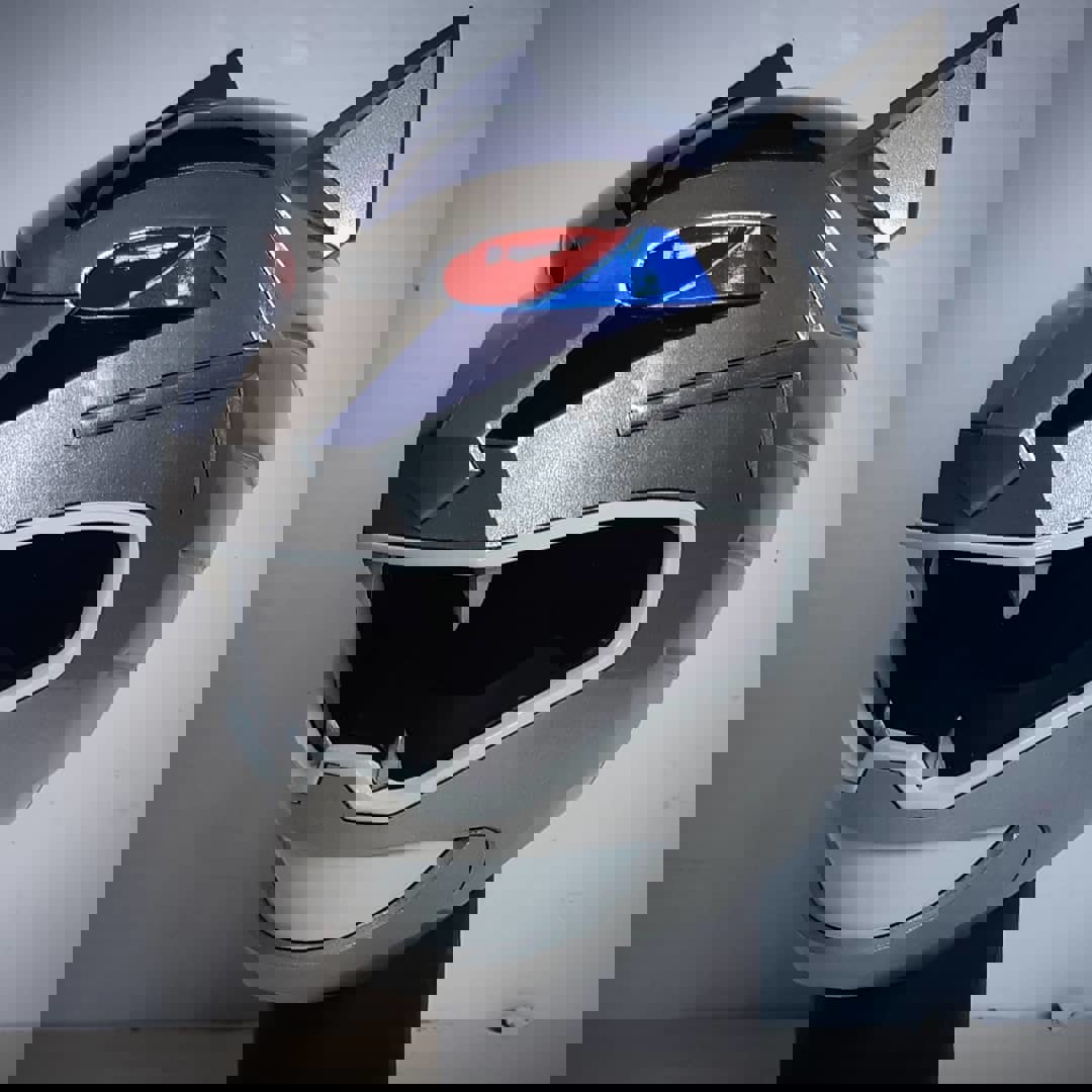 Image CASCO HELMET GAO SILVER/LUNAR WOLF - GAORANGER - WILD FORCE