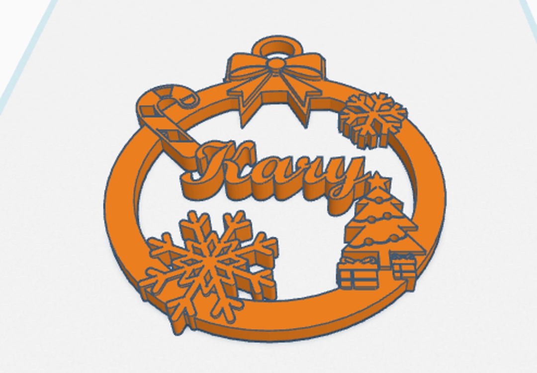 Image Pack de nombres de esfreras navideñas