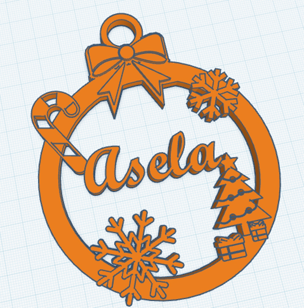 Image Pack de nombres de esfreras navideñas